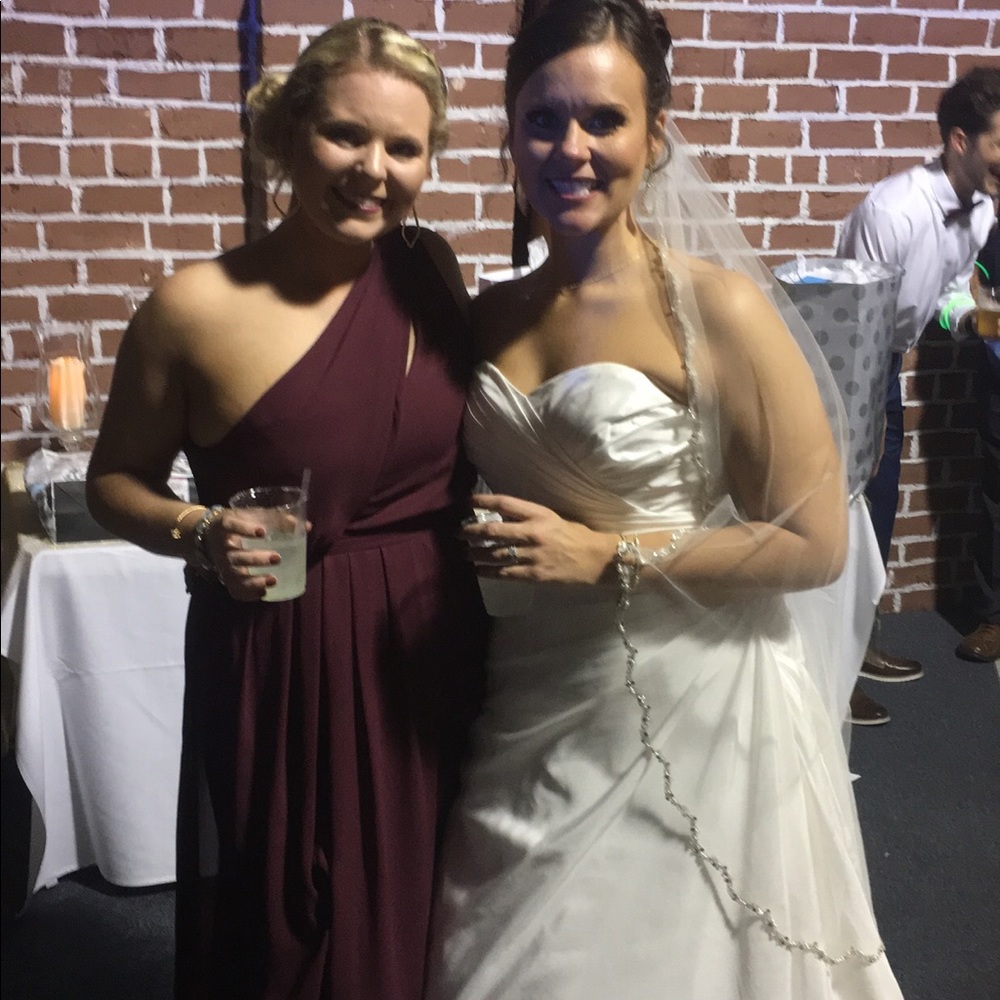 David’s Bridal bridesmaid’s dress size 14